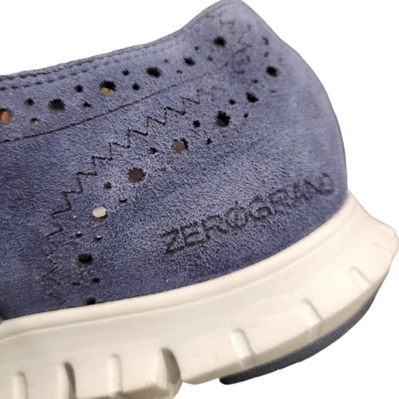Cole Haan zerogrand grand os blue suede size 8 - Picture 3 of 7